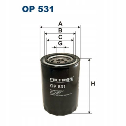 Filtron OP 531 Filtr oleju