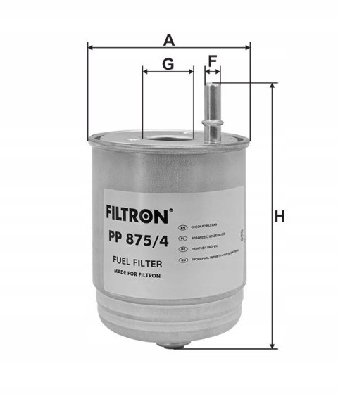 Filtron PP 875/4 Filtr paliwa