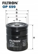 Filtr oleju Filtron OP 699