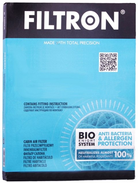 Filtron K 1333A Filtr, wentylacja przestrzeni pasażerskiej