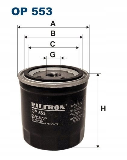 Filtron OP 553 Filtr oleju