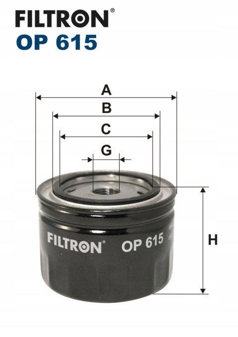 Filtron OP 615 Filtr oleju