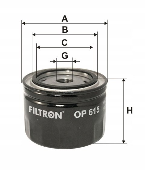 Filtron OP 615 Filtr oleju