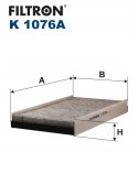 Filtron K 1076A Filtr, wentylacja przestrzeni pasażerskiej