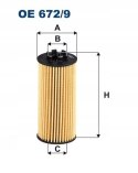 Filtron OE 672/9 Filtr oleju
