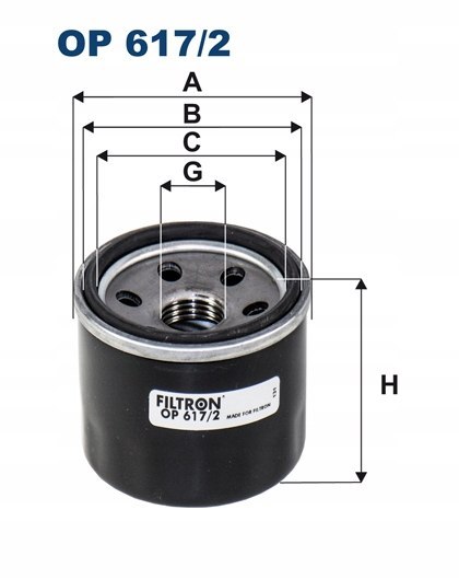 Filtron OP 617/2 Filtr oleju