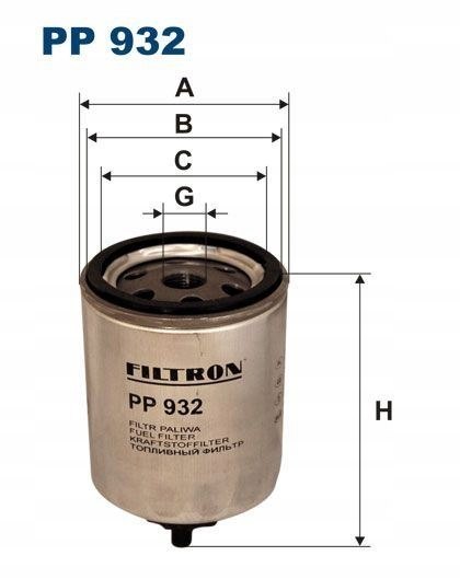 Filtron PP 932 Filtr paliwa