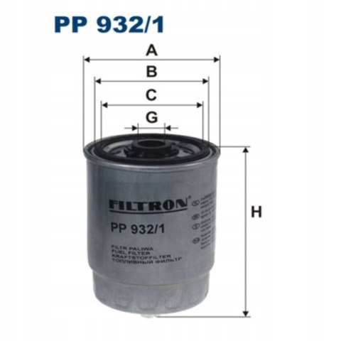 Filtron PP 932/1 Filtr paliwa