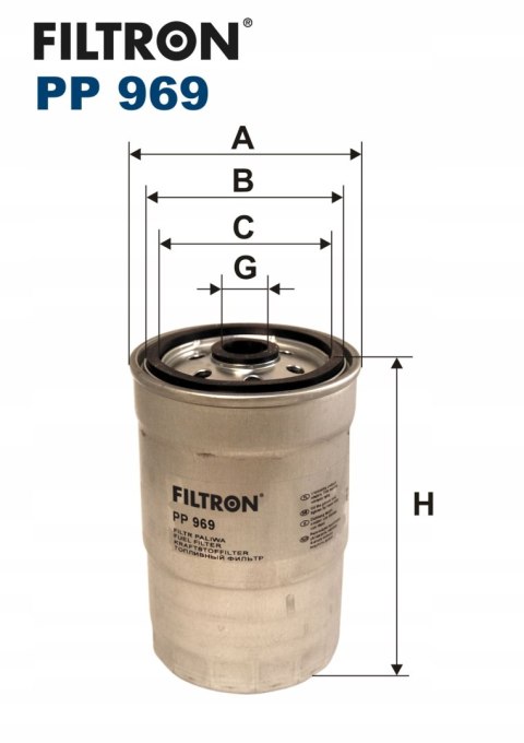 Filtron PP 969 Filtr paliwa