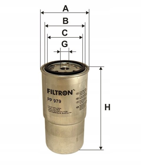 Filtron PP 979 Filtr paliwa