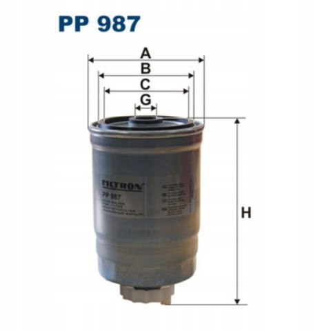Filtron PP 987 Filtr paliwa