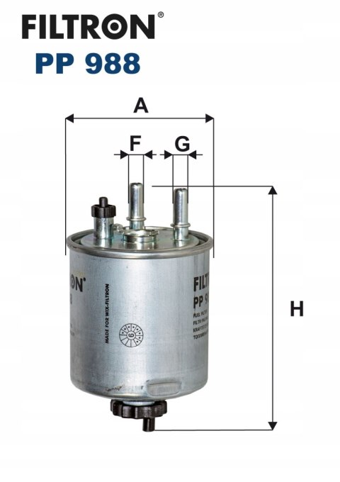 Filtron PP 988 Filtr paliwa