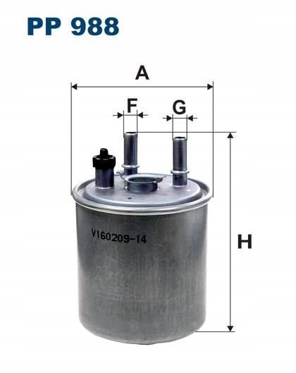 Filtron PP 988 Filtr paliwa