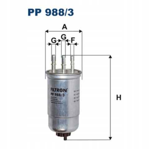 Filtron PP 988/3 Filtr paliwa