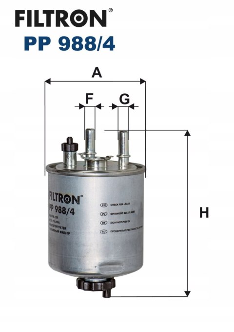 Filtron PP 988/4 Filtr paliwa