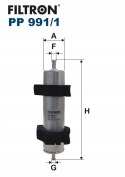 Filtron PP 991/1 Filtr paliwa
