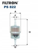 Filtron PS 822 Filtr paliwa