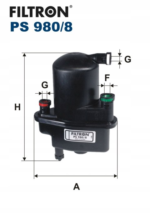 Filtron PS 980/8 Filtr paliwa