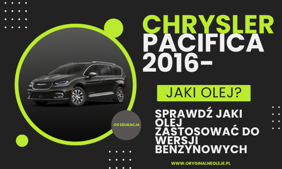 Jaki olej wybrać do Chrysler Pacifica II ?